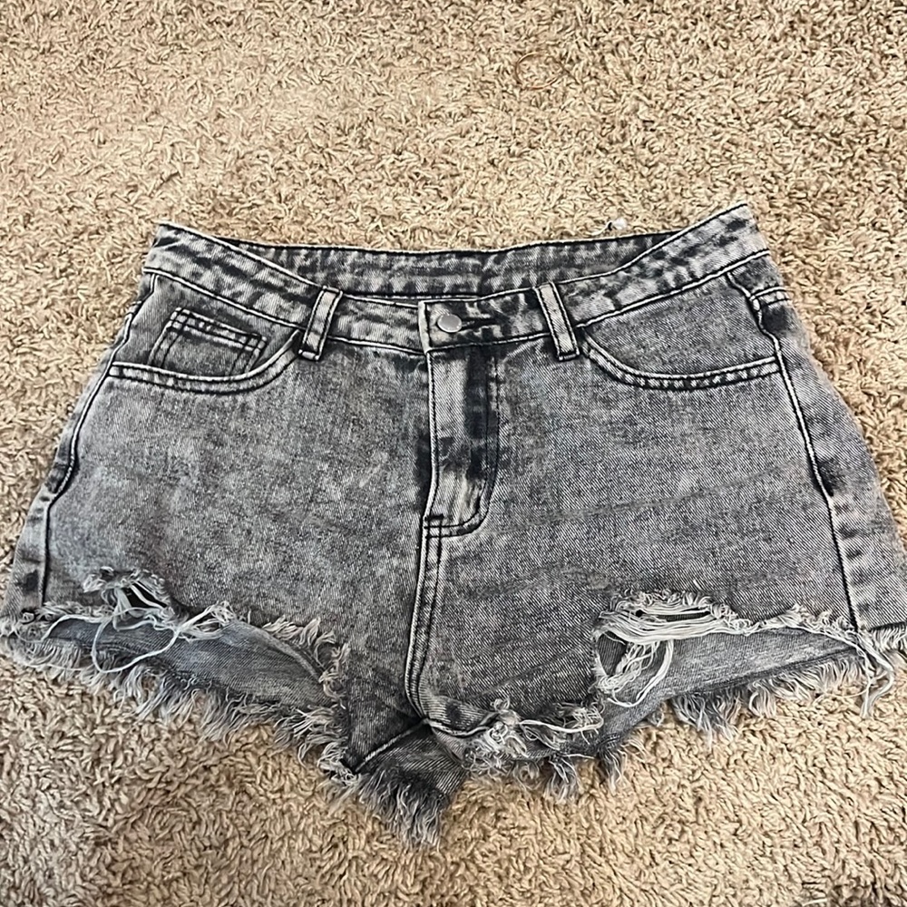 Denim shorts